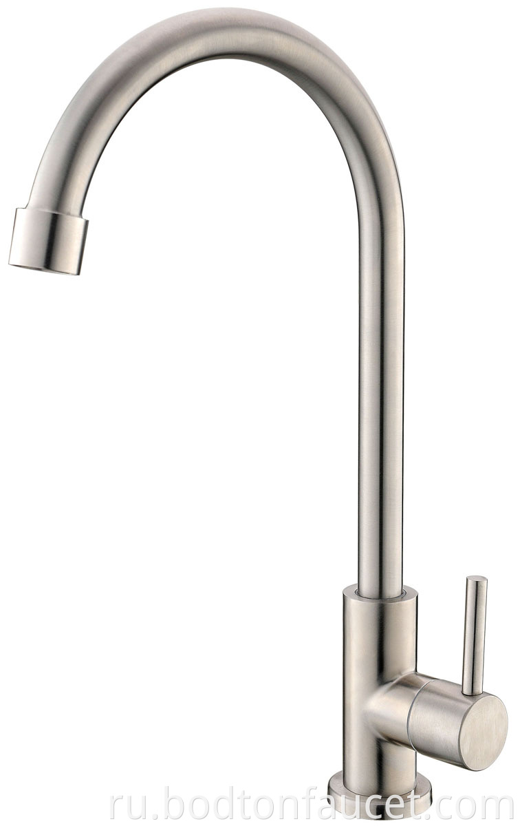 Eco-friendly stainless steel kitchen faucet